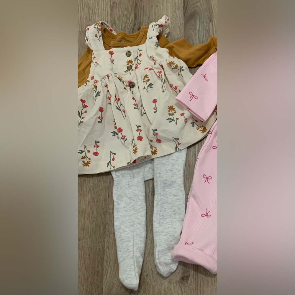Carter’s Baby Girl Fall Dress with Leggings